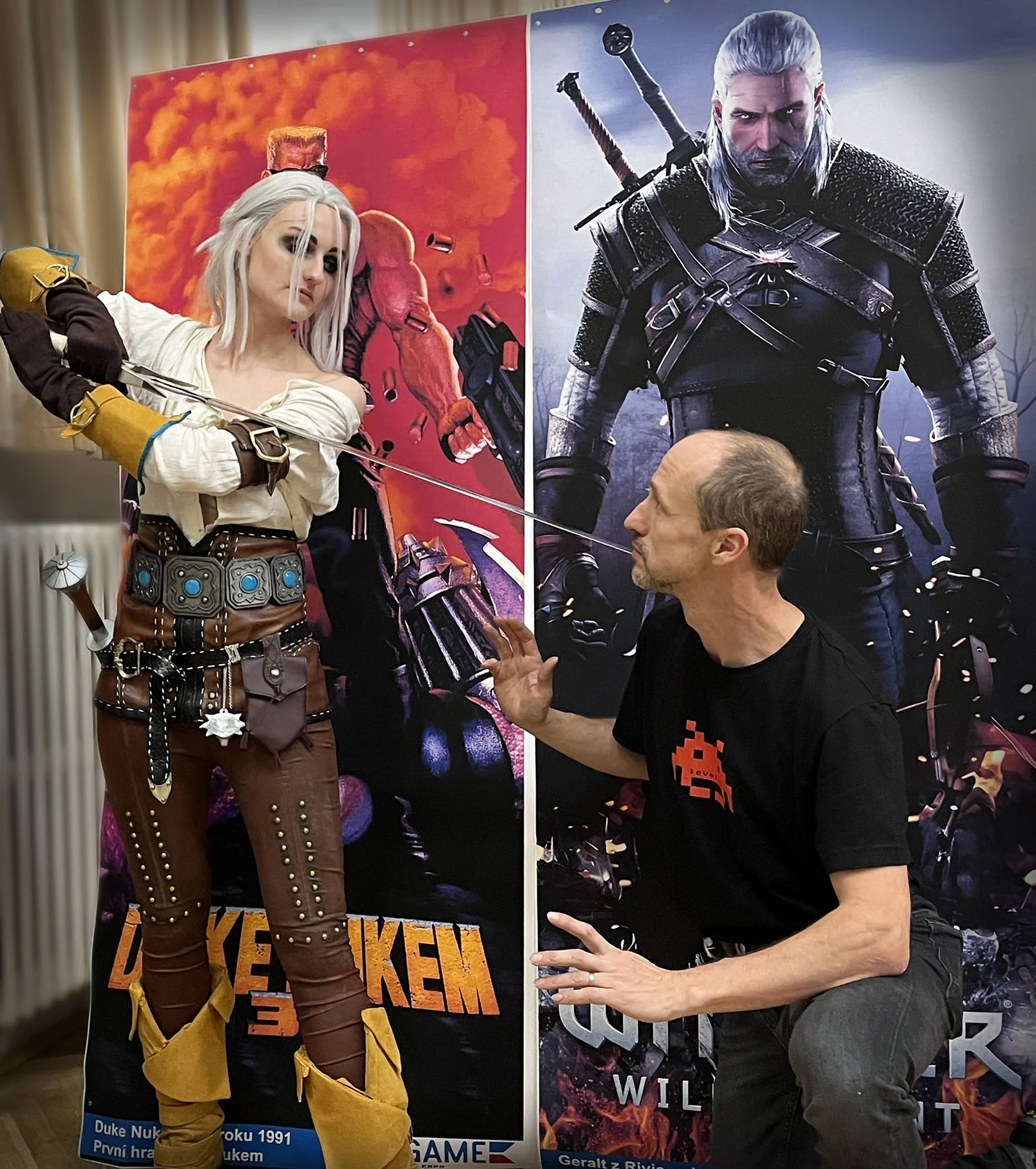 Návštěvníci u herních stanic